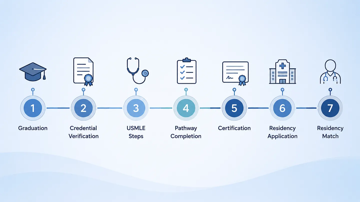 Illustration: Step-by-Step ECFMG Application Process