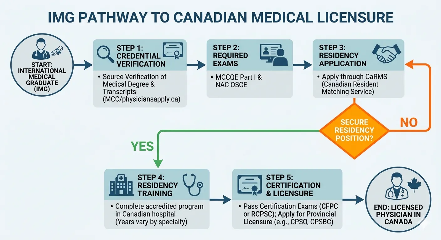 Illustration: Understanding the IMG Pathway in Canada